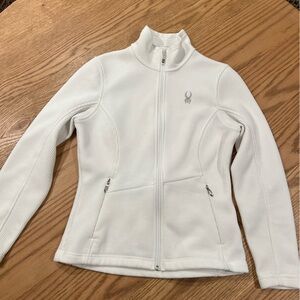 Spyder White Fleece Jacket